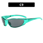 Future Tech Sunglasses Y2K Millennium Sunglasses Spicy Girl Retro High End Sunglasses Street Photography Female