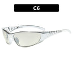 Future Tech Sunglasses Y2K Millennium Sunglasses Spicy Girl Retro High End Sunglasses Street Photography Female