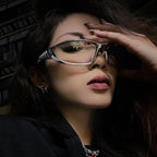 Future Tech Sunglasses Y2K Millennium Sunglasses Spicy Girl Retro High End Sunglasses Street Photography Female