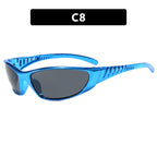 Future Tech Sunglasses Y2K Millennium Sunglasses Spicy Girl Retro High End Sunglasses Street Photography Female